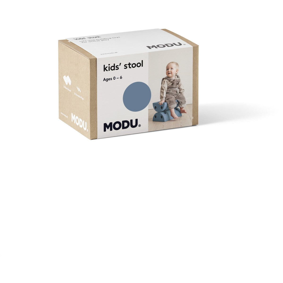 MODU Børneskammel Deep Blue / Sky Blue