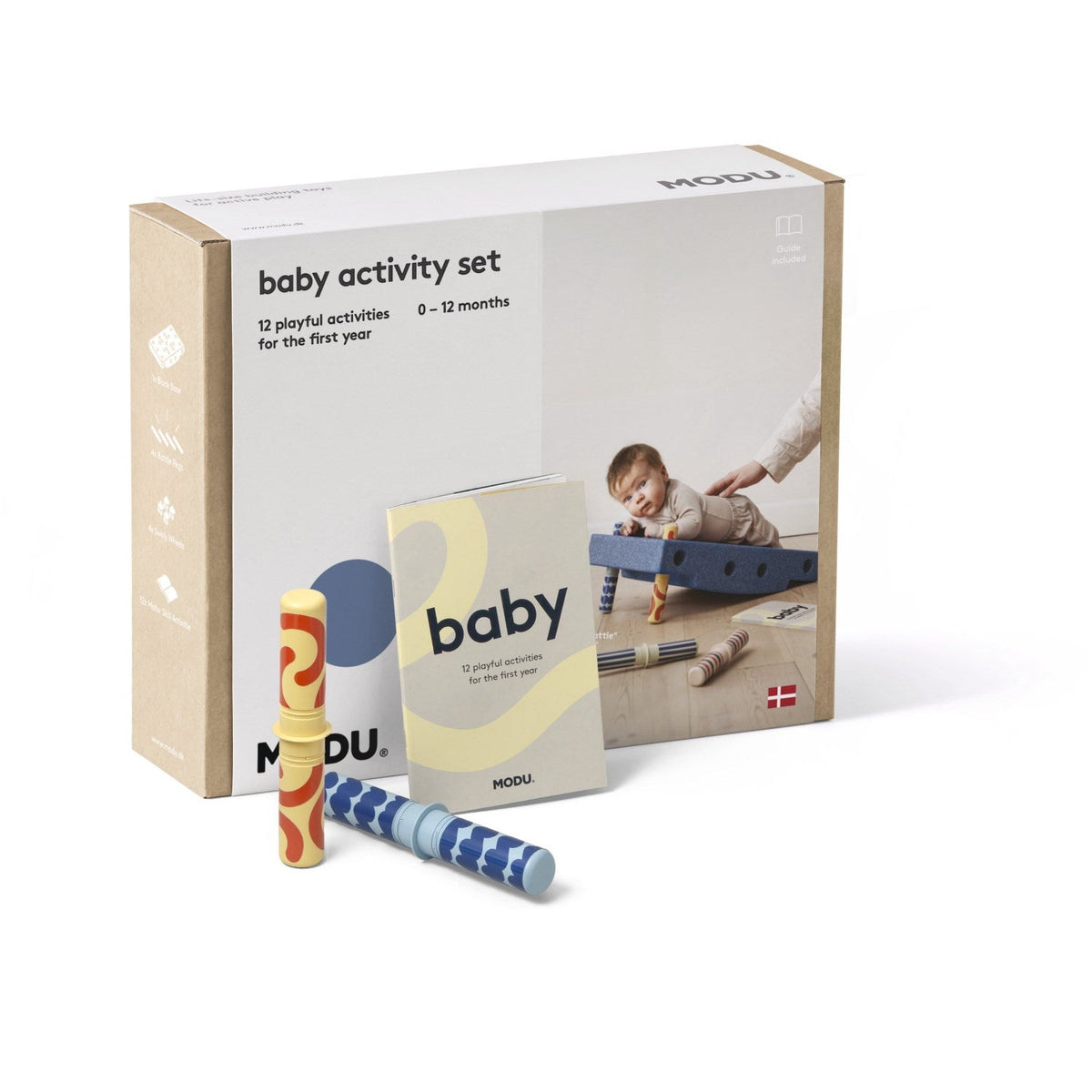 MODU Baby Motoriksæt Deep Blue / Sky Blue