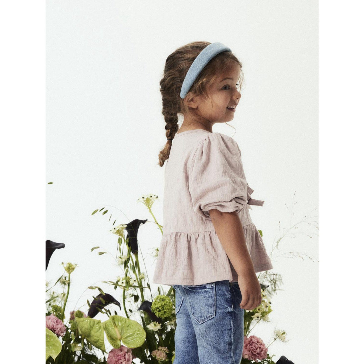 Name It Burnished Lilac Nmfkesia 3/4 Sleeve Top