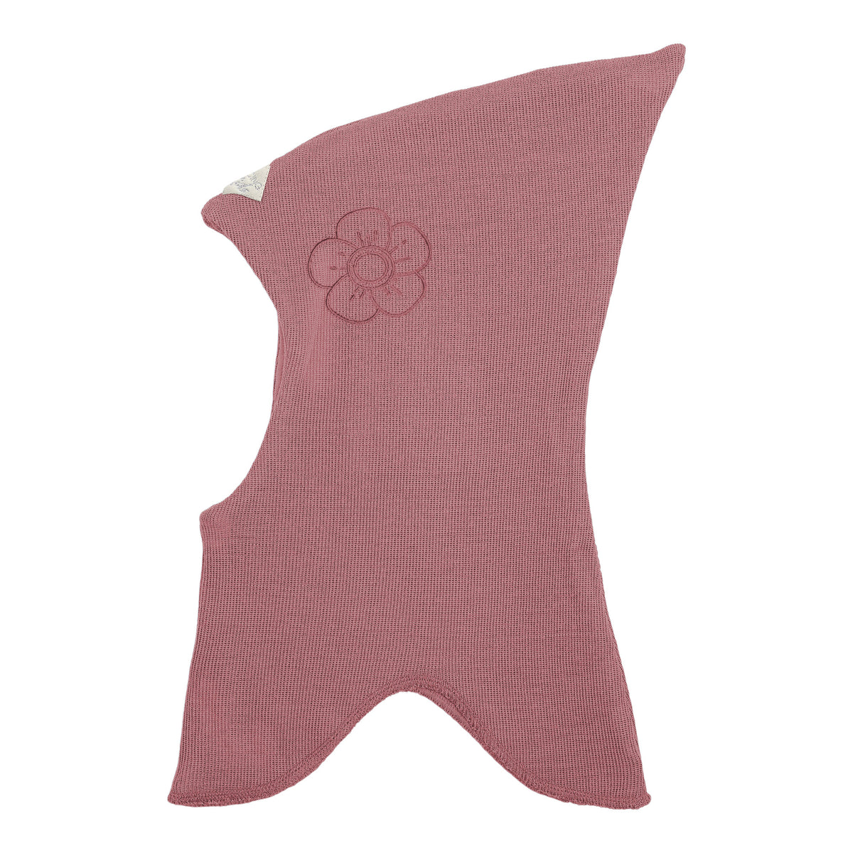 Racing Kids Uld Spids Elefanthue m/blomst Warm Dusty rose
