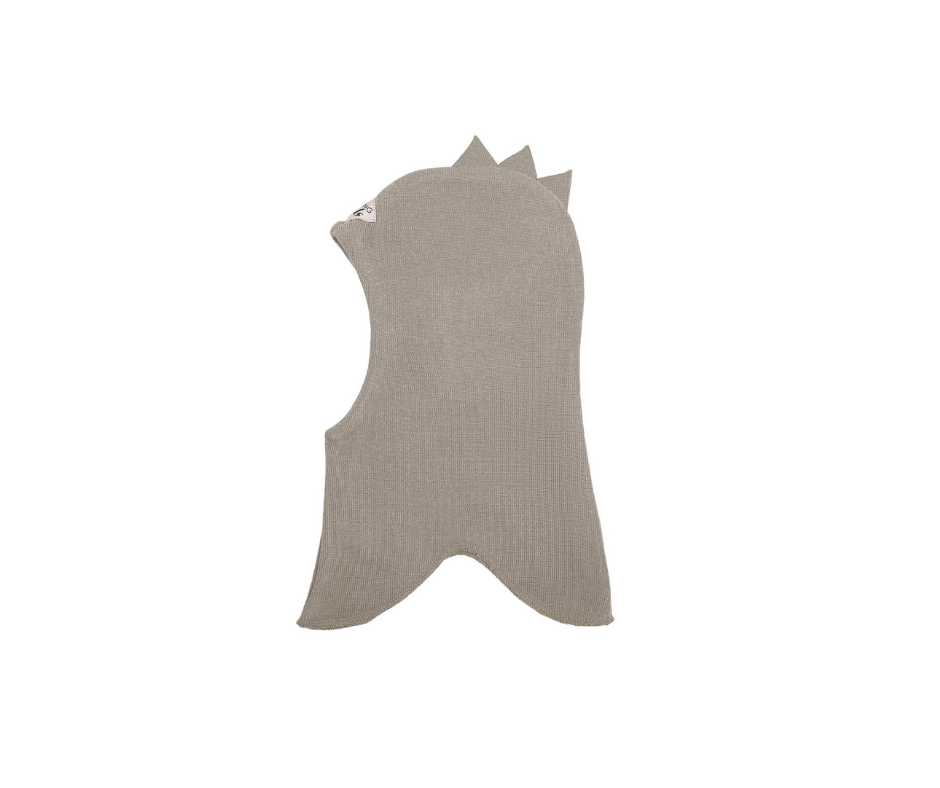 Racing Kids Uld Rund Dino Elefanthue Warm Beige