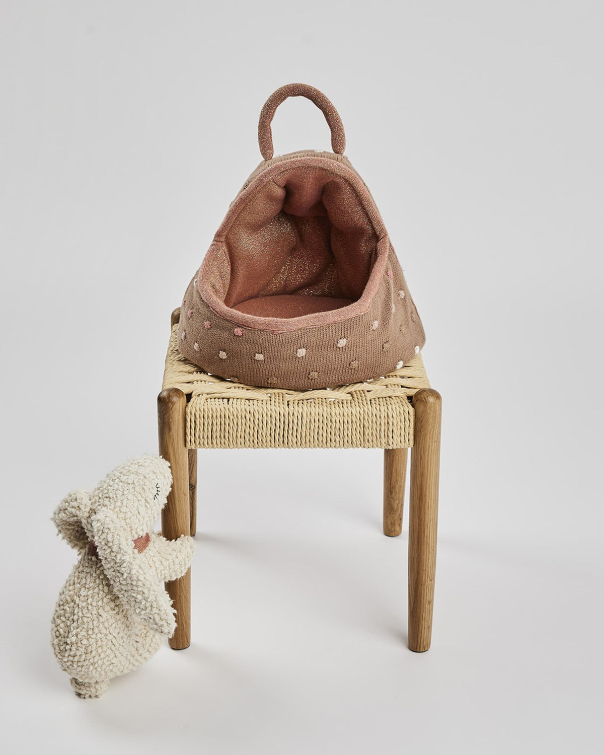 Smallstuff Kaninhule med bouclé kanin