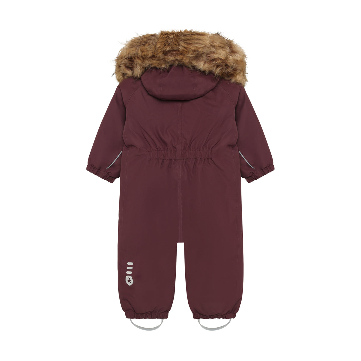 Color Kids Babyflyverdragt med kunstig pelskrave - Catawba Grape