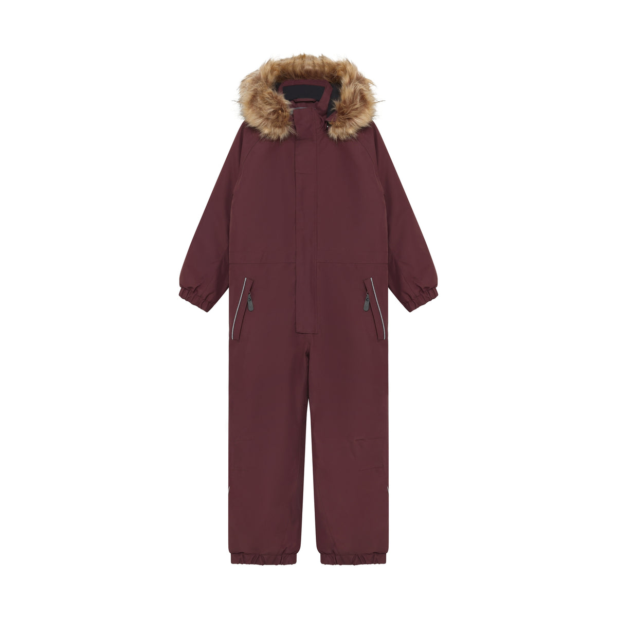 Color Kids Flyverdragt med kunstig pelskrave - Catawba Grape