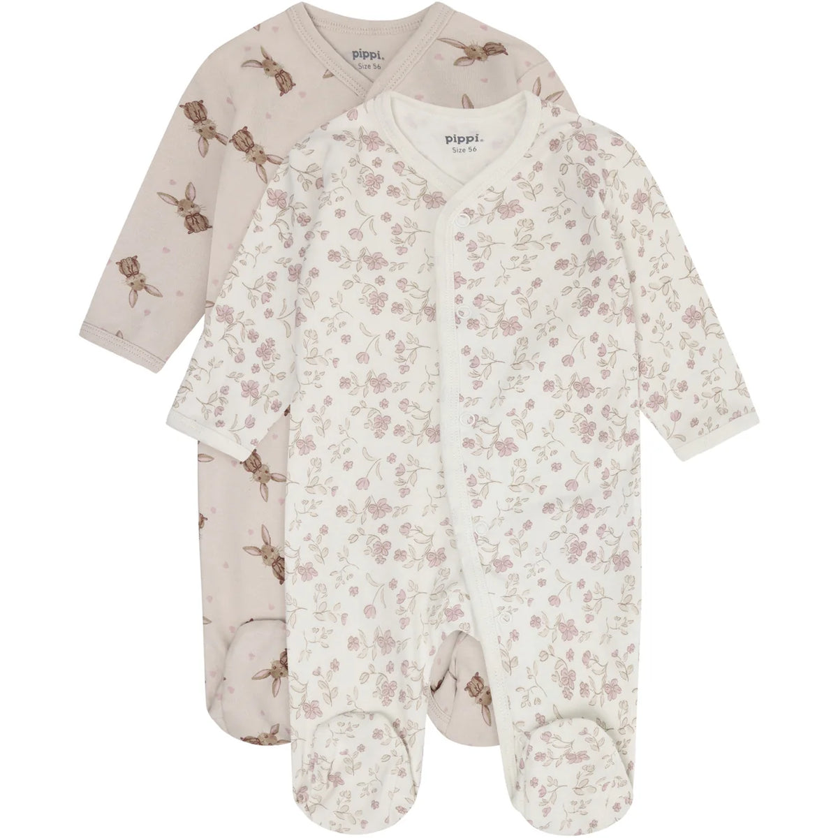 Nightsuit w/f -buttons 2-pack - Violet Ice