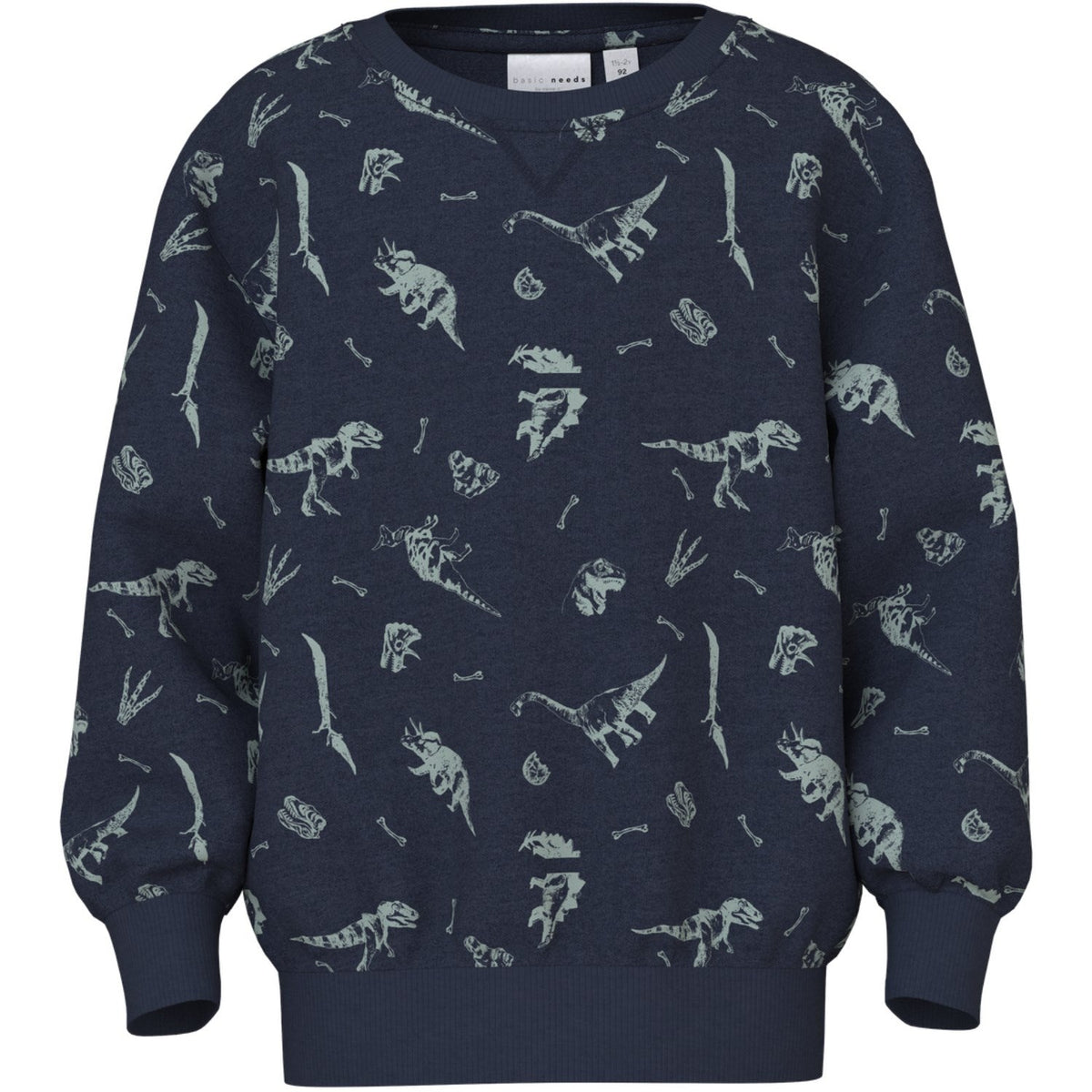 Name It Navy Blazer Dino World Nmmvimo Ls Nreg Aop Sweat Bru