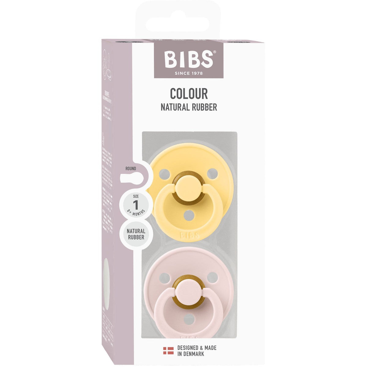 Bibs Pale Butter/Petal Sut Colour 2 Pack Latex