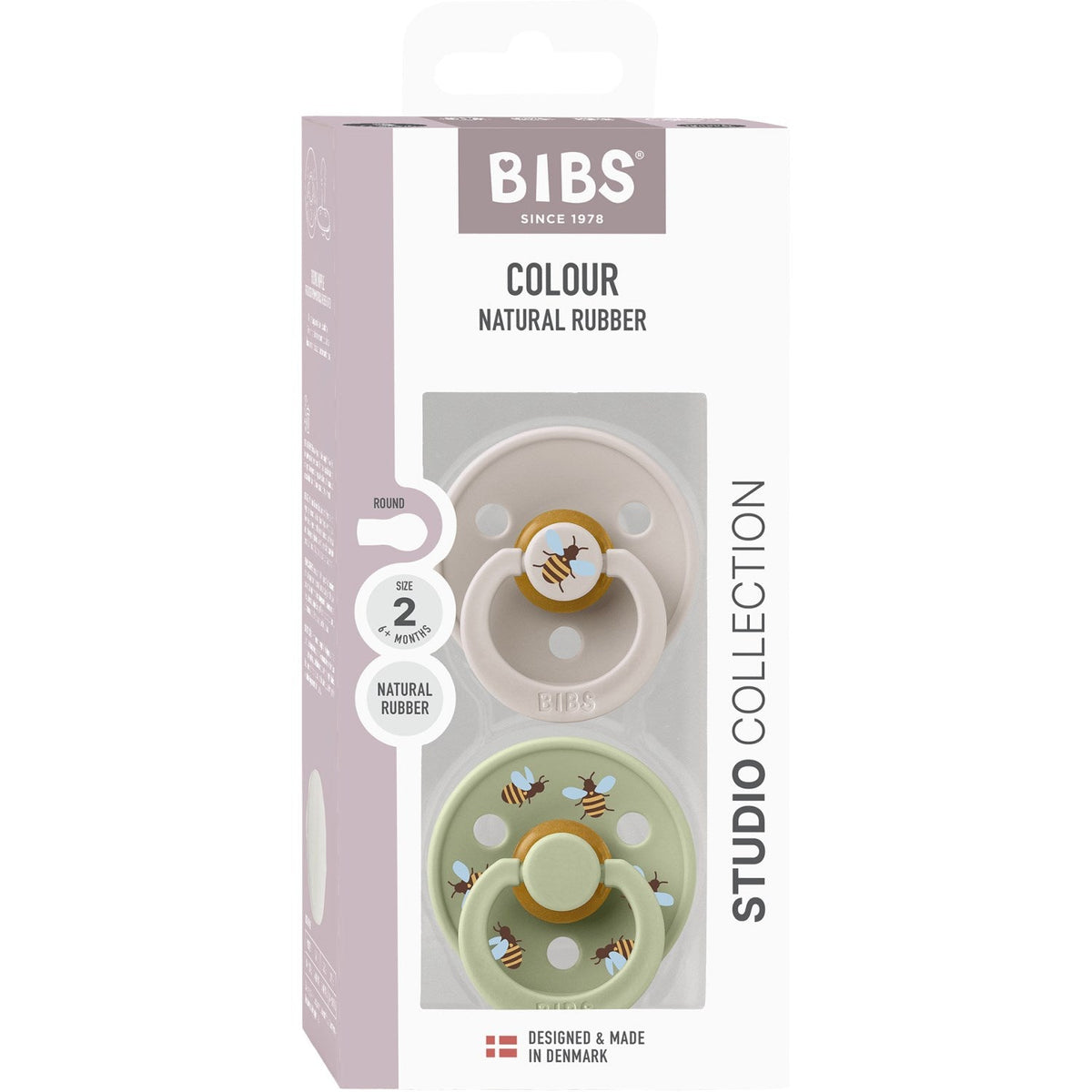 Bibs Mushroom Mix Sut Studio Colour Bumblebee Latex 2-Pak