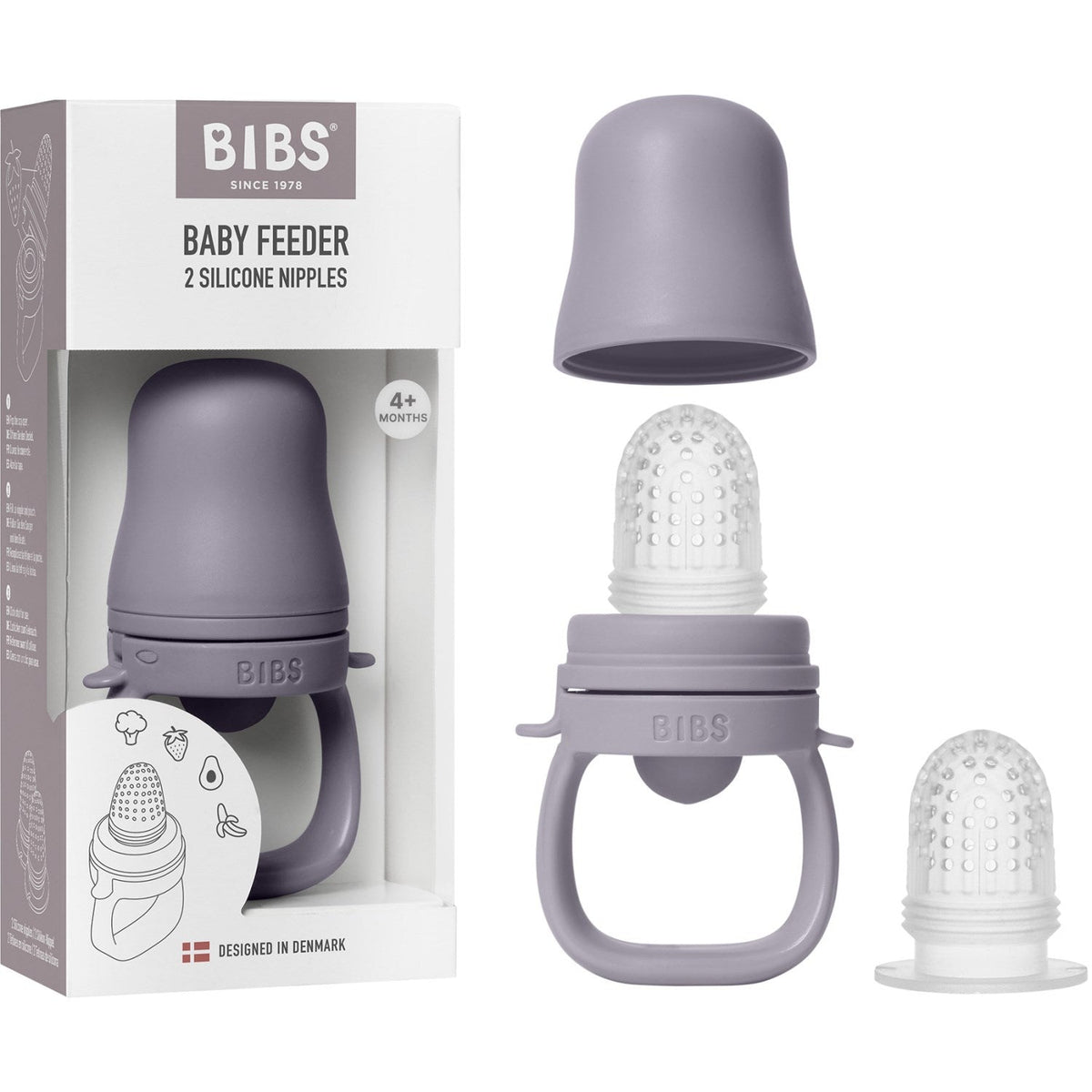 Bibs Fossil Grey Baby Feeder