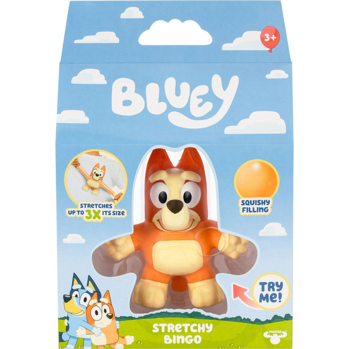 Bluey Go Jit Zu and Bingo Stretcy Hero Bingo