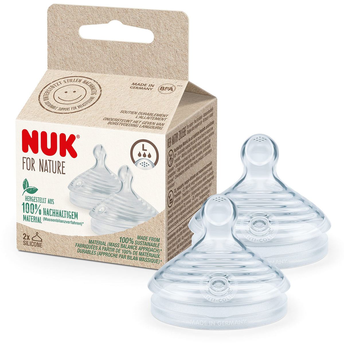 Nuk for Nature Flaskesut str: S/M/L