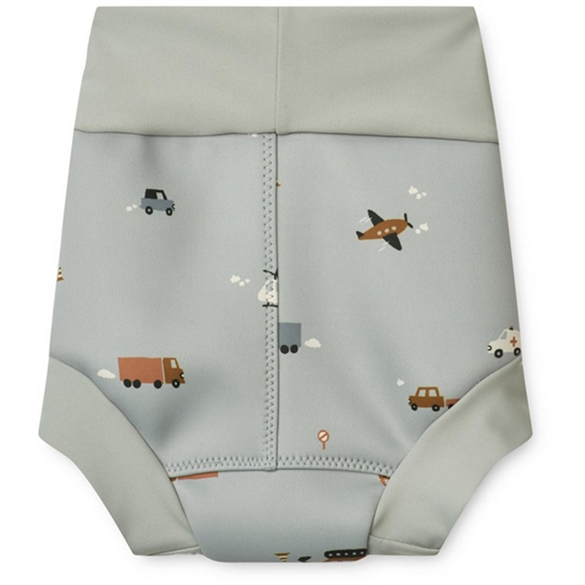 Liewood Valentin Nappy Badebukser Vehicles/Dove Blue