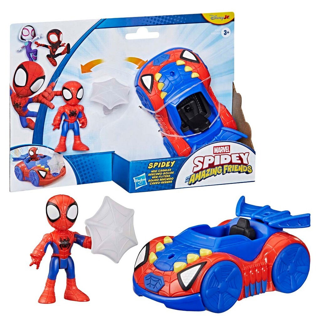 Spidey & Friends Vehicle & Figure 7,6 cm - Spidey