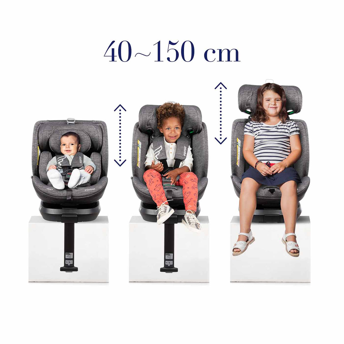 Fairgo Adore autostol - Nyfødt til 150cm