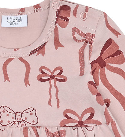 Hust and Claire kjole - HCKis Bows - Adobe Rose