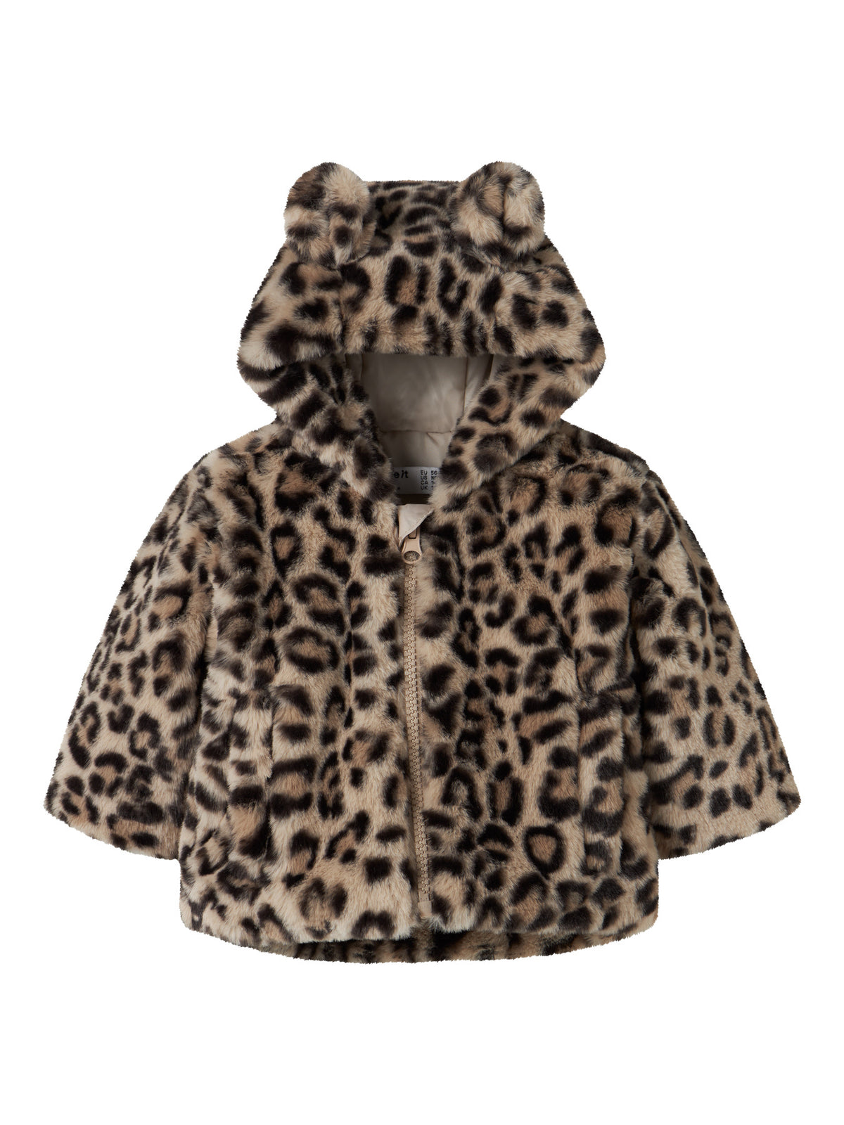 Name It Leo jakke - NBFMILA JACKET HOOD PB - Humus LEO