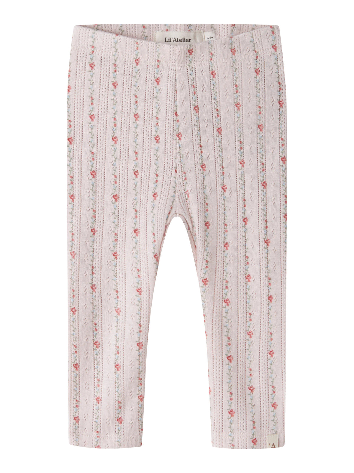 NBFRACHELLO RIA SLIM LEGGINGS LIL - Morganite FLOWER "256"
