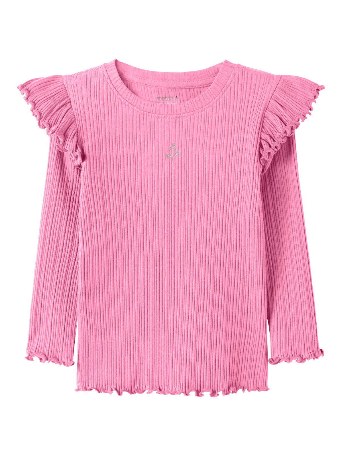 NMFNINNA LS SLIM TOP PB - Begonia Pink