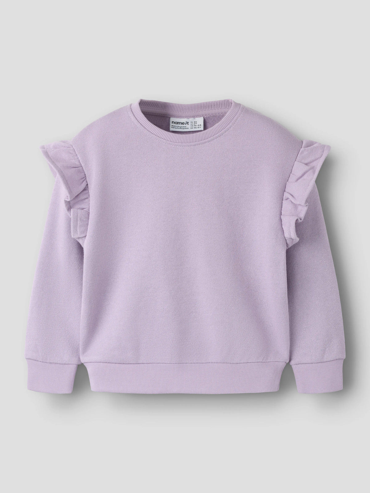 NMFFILANA LS SWE UNB - Lavender Lily "glimmer"