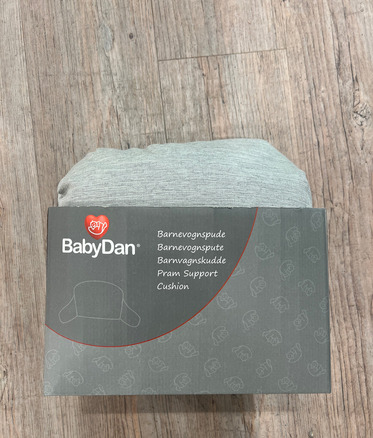 Babydan Barnevognspude Grå