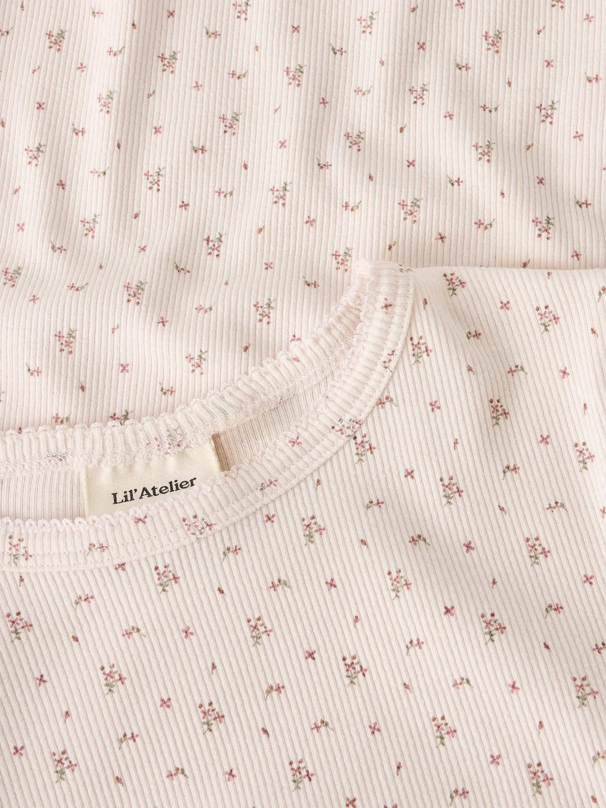 Lil'Atelier Nattøj - Gago - Almost Mauve FLOWERS