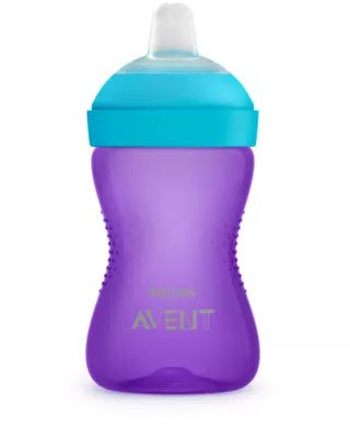 Philips Avent - Blød kop med drikketud 9 mdr+ - Lilla/blå