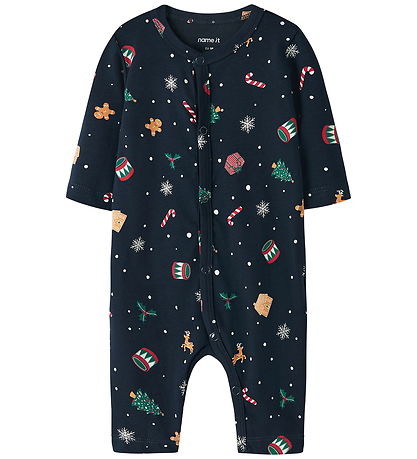 Name it nbnvismas ls nightsuit Navy Blazer christmas "jul"