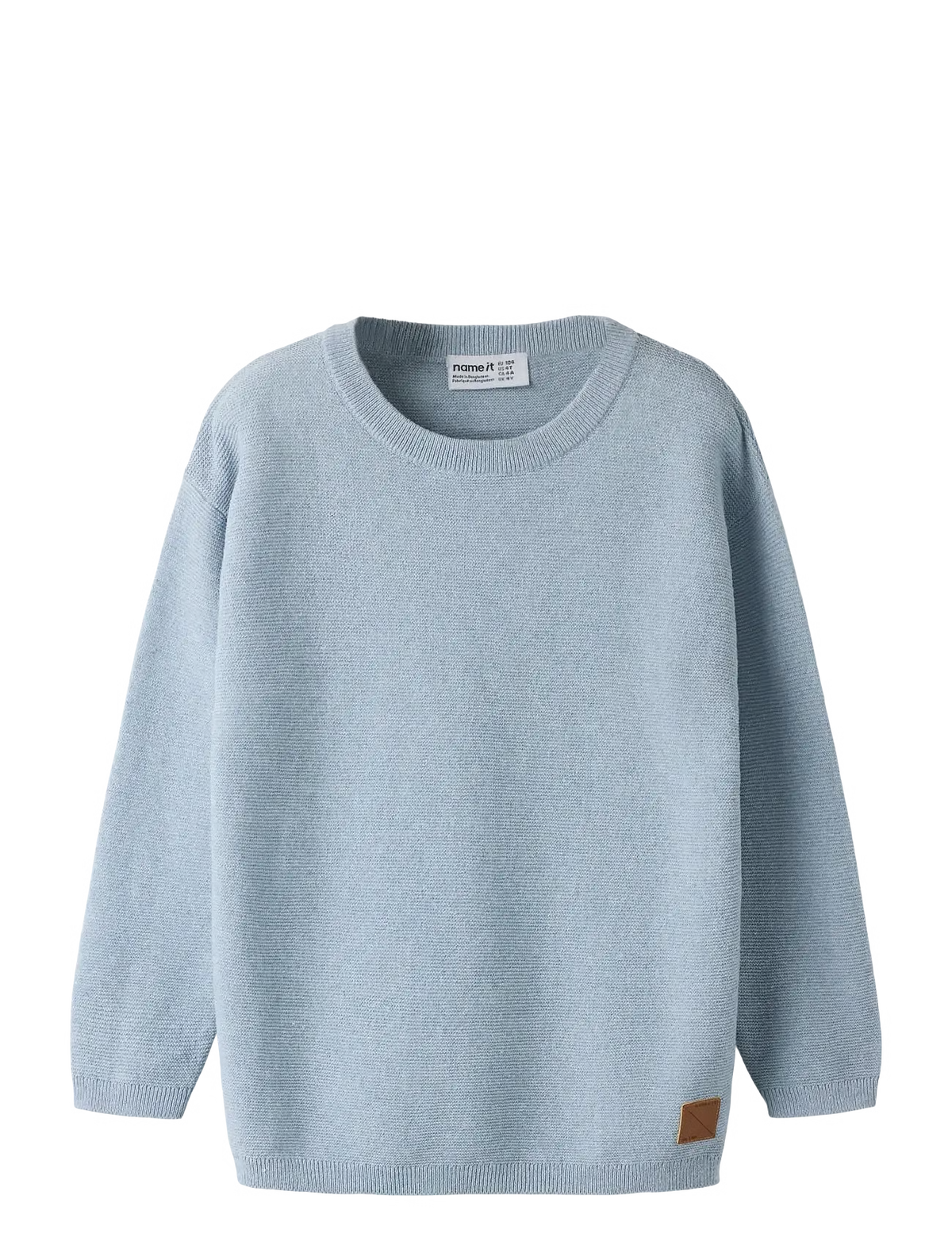 Name It - nmmhayes ls loose knit blue fog "335"