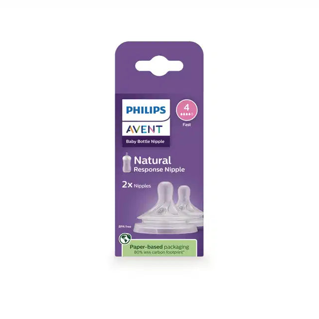 Philips Avent Natural Response Suttehoveder - flow 4 - hurtig