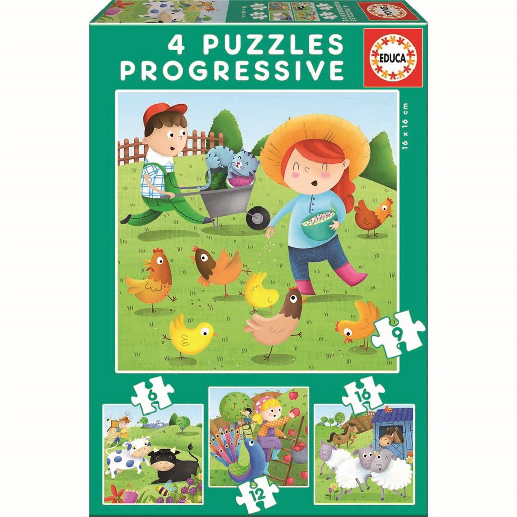 Educa 6-9-12-16  Farm Animals