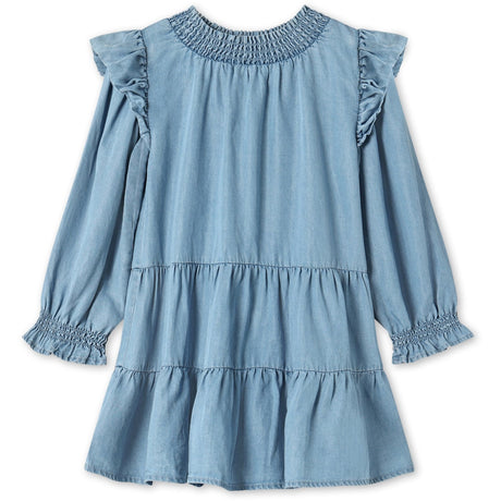 Fliink Light Denim Blue Hurlum Ls Kjole