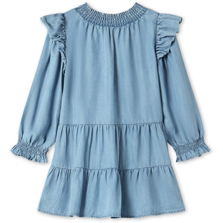 Fliink Light Denim Blue Hurlum Ls Kjole