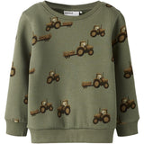 Name It Dusty Olive Nmmopa Ls Swe Bru