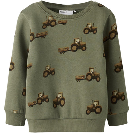 Name It Dusty Olive Nmmopa Ls Swe Bru