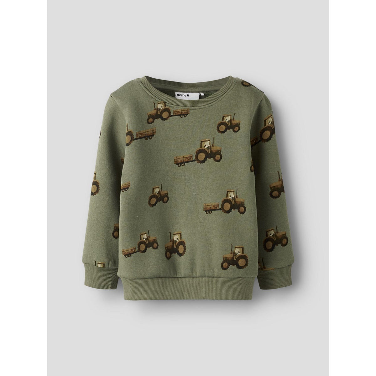 Name It Dusty Olive Nmmopa Ls Swe Bru