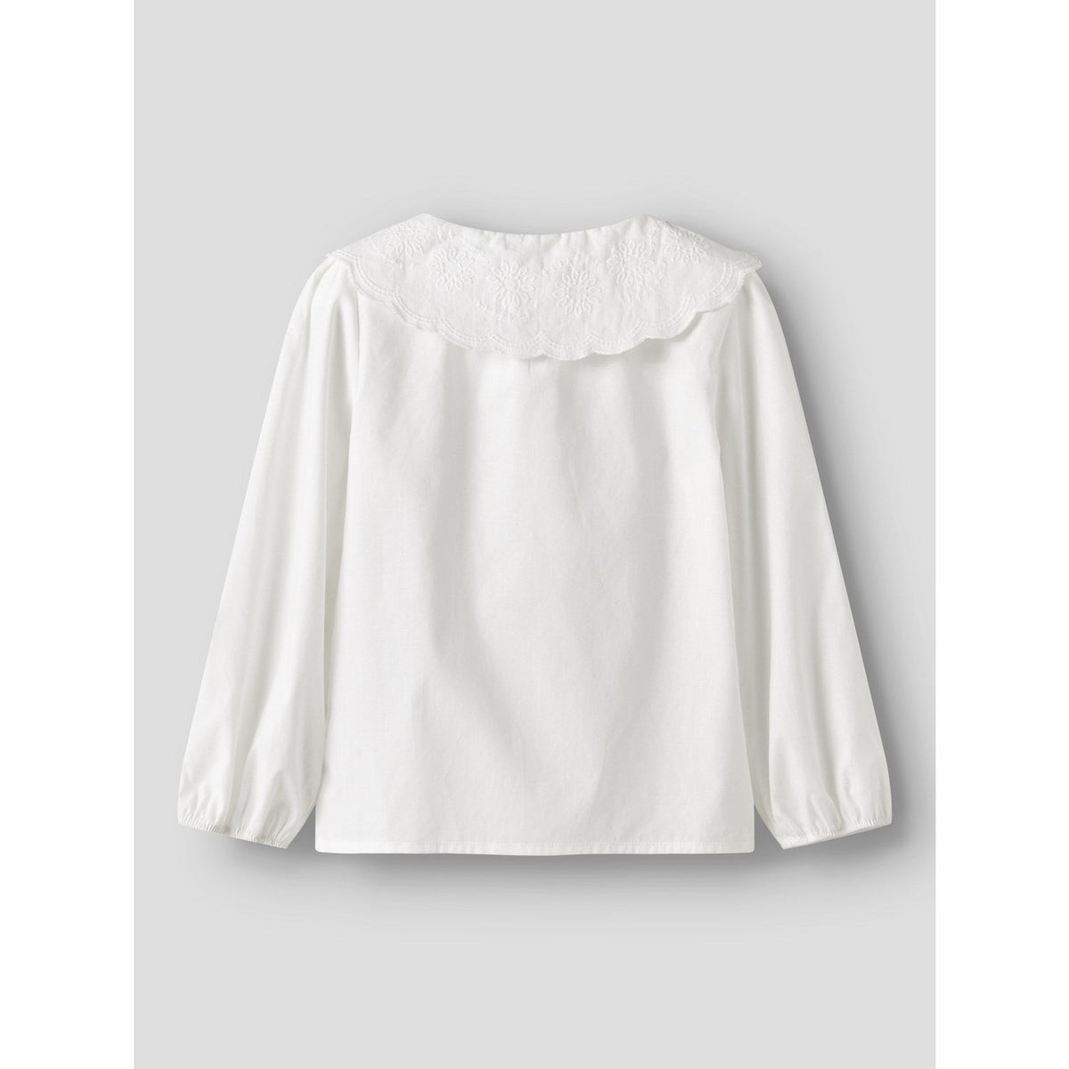 Name It Bright White Nmfrollaring Ls Shirt