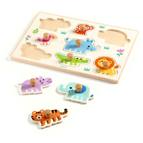 Djeco Hippo'N'Co, Knoppuslespil