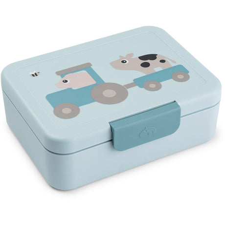 DonebyDeer Blue Madkasse Med Opdeler Tiny Farm