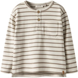 Lil'Atelier Turtledove Sepia Tint Nmmlimia Nob Ls Loose Top Lil
