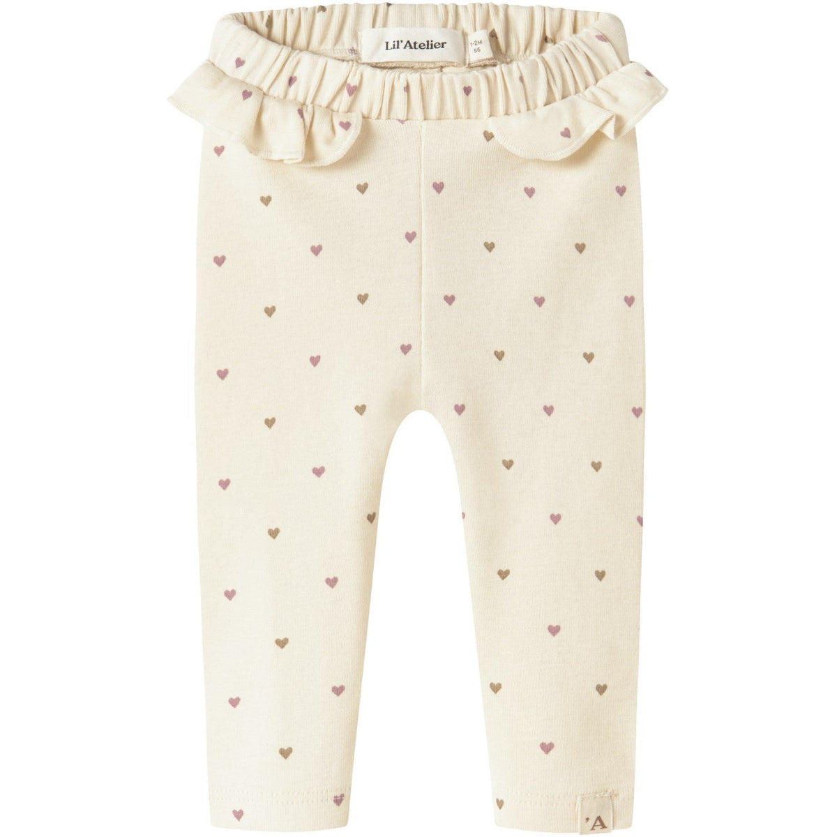 Lil'Atelier Turtledove Heart Nbflalo Tai Slim Leggings Lil