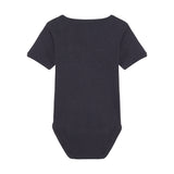 Minymo - Mørkeblå kort ærmet rib body 114345