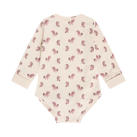 Body LS AOP Sweat - Pink Tint