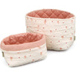 Cam Cam Copenhagen Bows Quilted Opbevaringskurv 2-pak