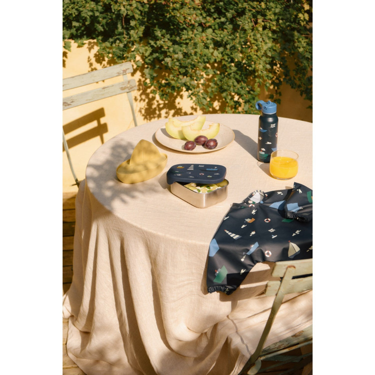 LIEWOOD Sailing / Classic Navy Merle Printed Forklæde