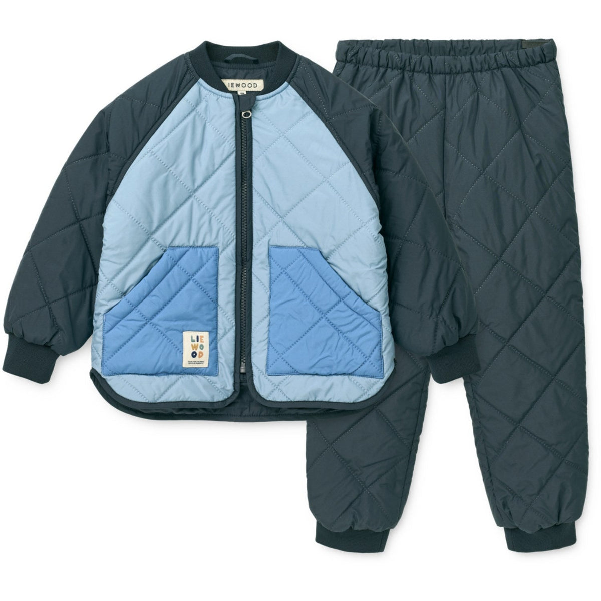 LIEWOOD Beach Blue / Classic Navy / Mix Zella Thermo Sæt