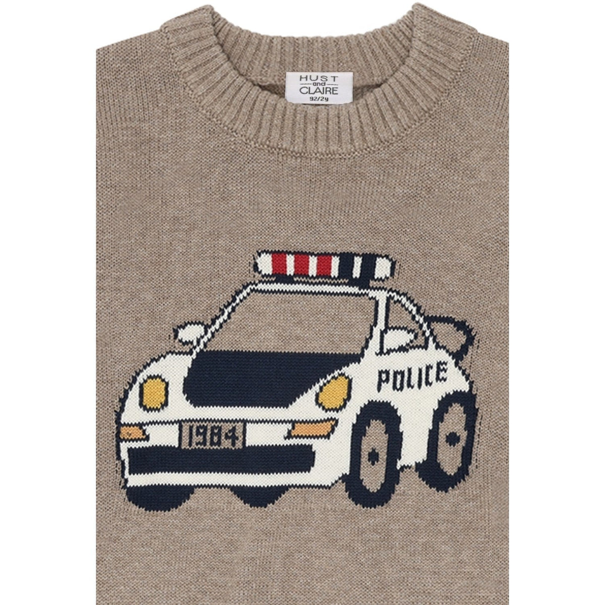 Hust & Claire Sand Melange Pelle Policecar