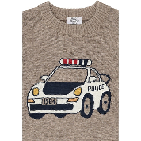 Hust & Claire Sand Melange Pelle Policecar