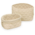 Cam Cam Copenhagen Praline Quiltet Opbevaringskurv 2-Pak