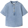 Lil'Atelier Medium Blue Denim Nmmdeva Ss Loose Dnm Skjorte 2024-Es Lil