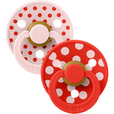 Bibs Blossom/Candy Apple Sut Studio Colour 2-Pak Polka Latex